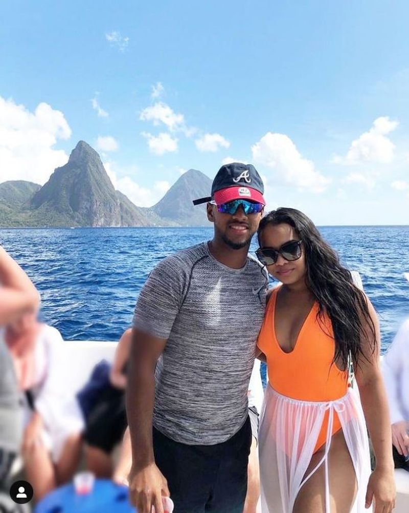 IPL 2021: Punjab Kings Player Nicholas Pooran enjoying with his hot wife Kathrine Miguel