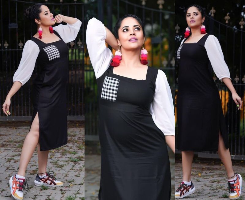 hot anchor anasuya sizzles in trendy wear her latest photo shoot blows your mind for sure