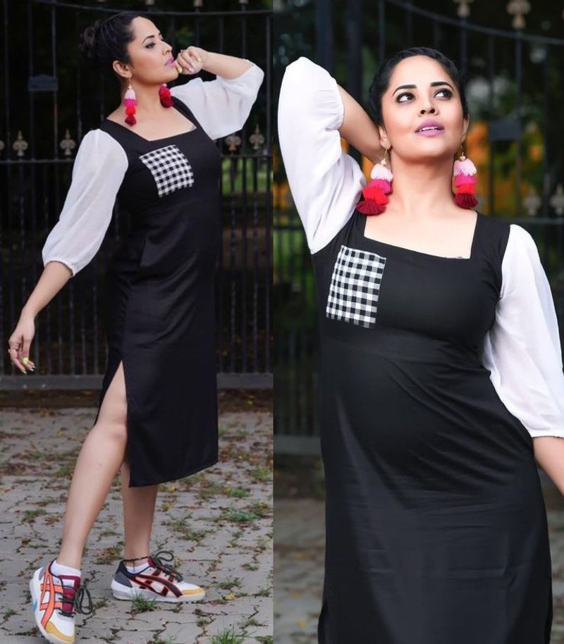 hot anchor anasuya sizzles in trendy wear her latest photo shoot blows your mind for sure