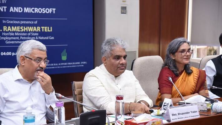 Labour Ministry Microsoft India laucnhes DigiSaksham joint initiative to enhance youth employability ckm Labour Ministry Microsoft India laucnhes DigiSaksham joint initiative to enhance youth employability ckm