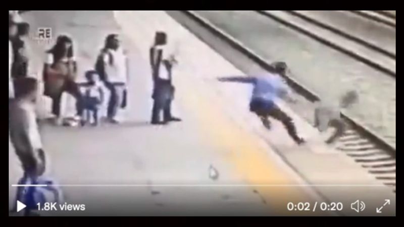 Fake News woman troubled by unemployment tried to kill herself by jumping in front of a train