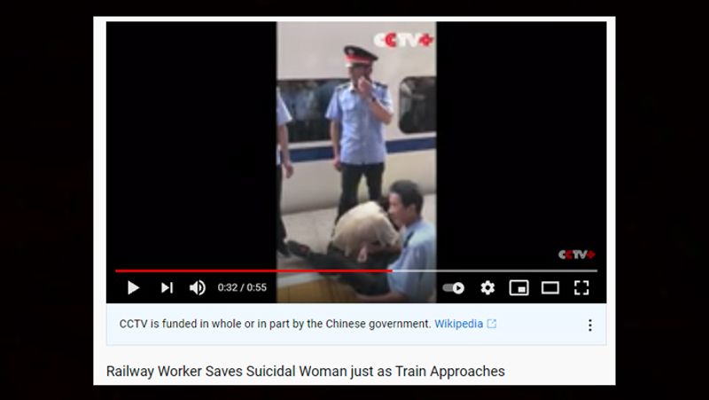 Fake News woman troubled by unemployment tried to kill herself by jumping in front of a train