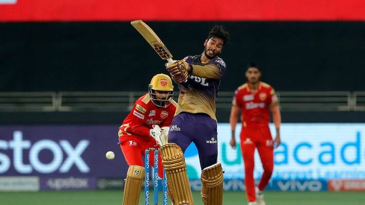 IPL 2021 Venkatesh Iyer help kkr to set 166 run target to Punjab kings in Dubai ckm IPL 2021 Venkatesh Iyer help kkr to set 166 run target to Punjab kings in Dubai ckm