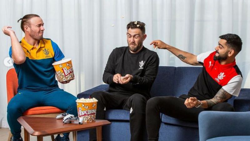 IPL 2021: RCB players photos goes viral on social media, Virat kohli, ab de villiers, glenn maxwell and devdutt padikkal are enjoying