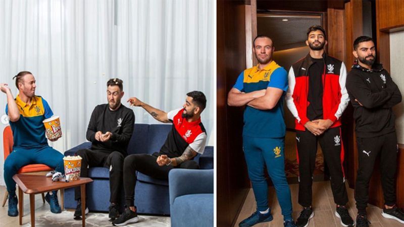 IPL 2021: RCB players photos goes viral on social media, Virat kohli, ab de villiers, glenn maxwell and devdutt padikkal are enjoying