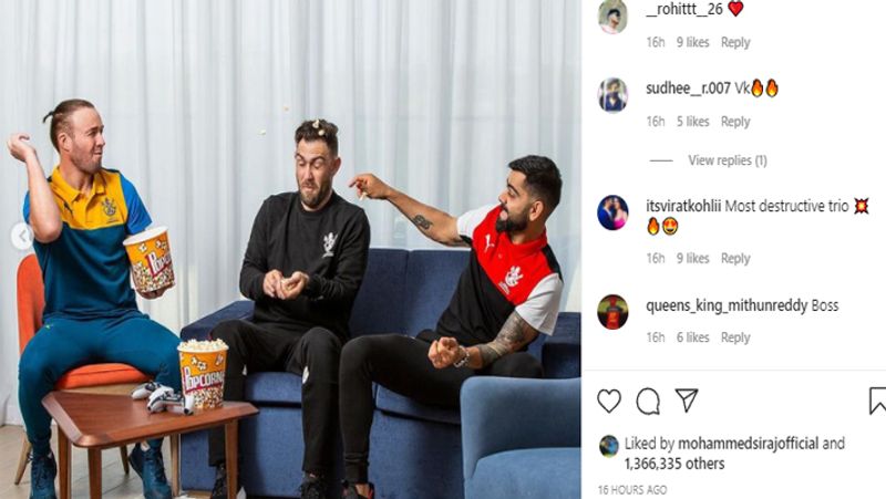 IPL 2021: RCB players photos goes viral on social media, Virat kohli, ab de villiers, glenn maxwell and devdutt padikkal are enjoying