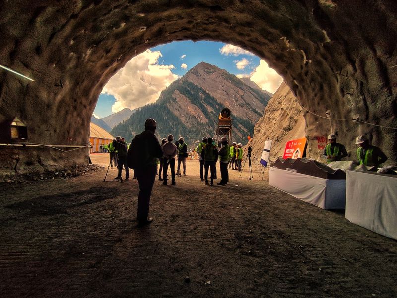 Ladakh Srinagar Zojila tunnel eleven thousand feet above sea level