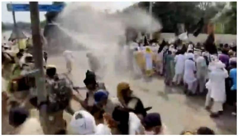 Violence in farmers protest including 2 farmers 8 mans dead