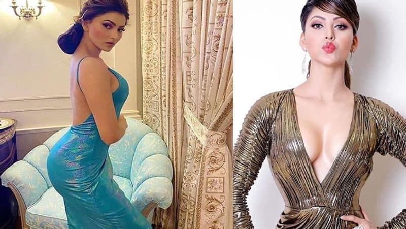 Urvashi Rautela shared stunning pictures in a golden dress Watch Hot Style