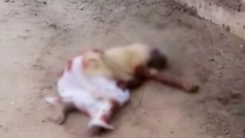 Madhya Pradesh sons in Bhind shot their own father and killed him in middle of road