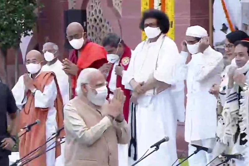 PM Narendra Modi at Gandhi Smriti in New Delhi on the occasion of Gandhi Jayanti