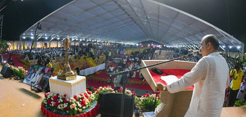 basavaraj bommai inaugurates vijayanagara as Karnataka 31 district rbj