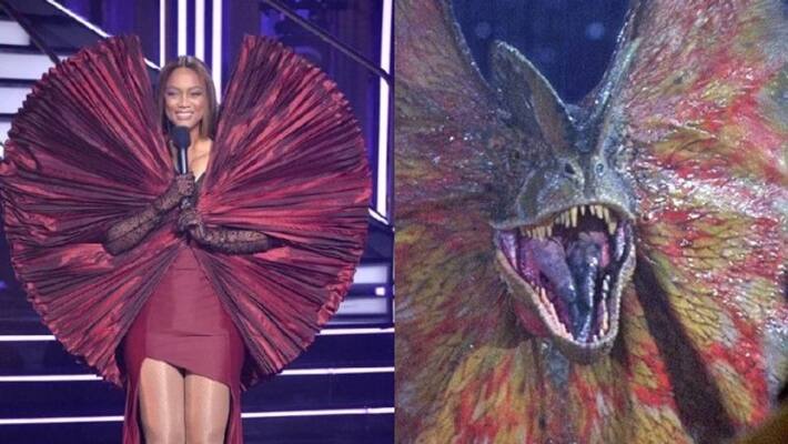 Jurassic World hilariously trolls Tyra Banks for her viral dress Jurassic World hilariously trolls Tyra Banks for her viral dress