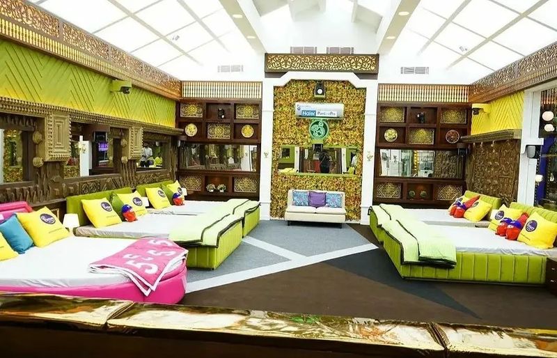 Kamalhassan hosted Biggboss Seasson 5 house photos goes viral