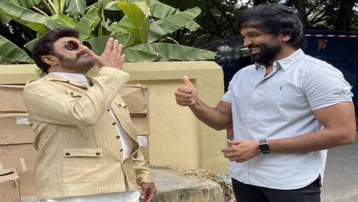 Manchu Vishnu meets Nandamuri Balakrishna Manchu Vishnu meets Nandamuri Balakrishna