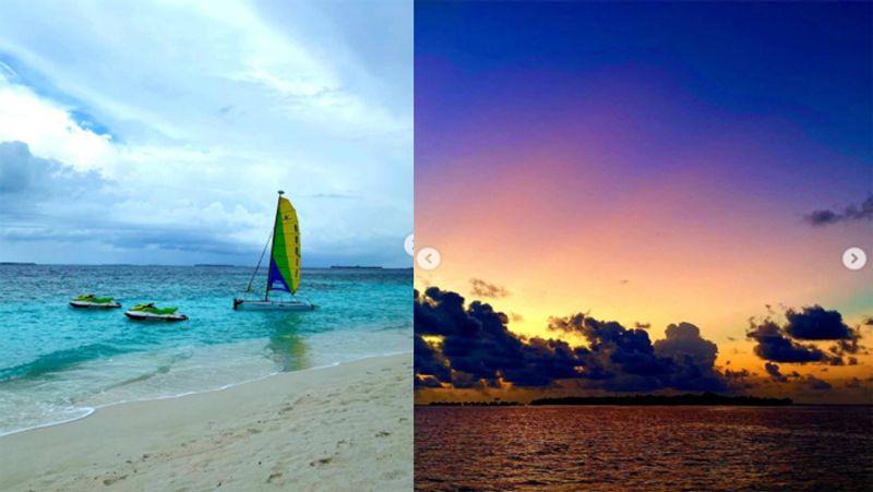 Neeraj Chopra in Maldives, enacts javelin throw underwater and share amazing pictures