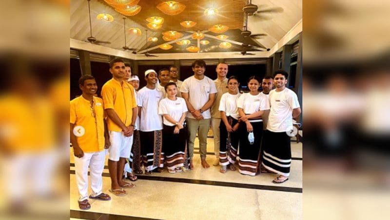 Neeraj Chopra in Maldives, enacts javelin throw underwater and share amazing pictures