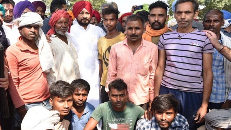 Punjab Chief Minister Charanjit Singh Channi visited Morinda grain market in Rupnagar to inspect and meet farmers paddy procurement started