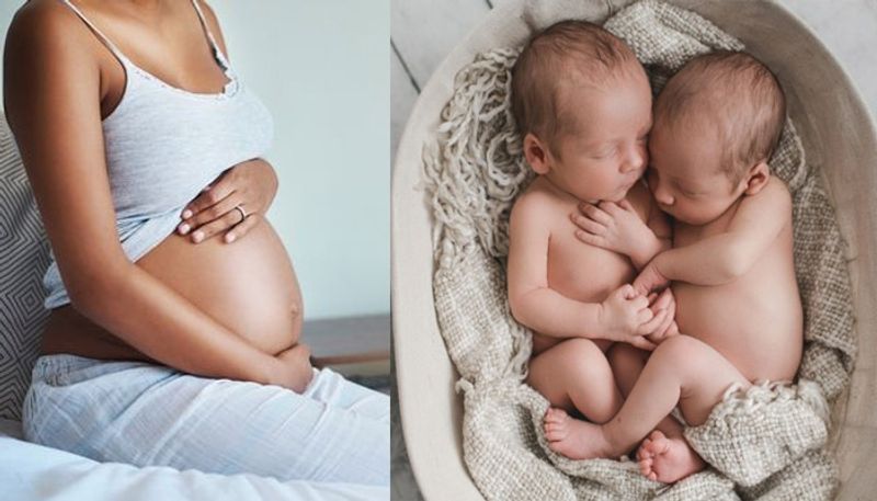 this kind of couples will give birth to twins children and these are sypmtoms while twins in womb