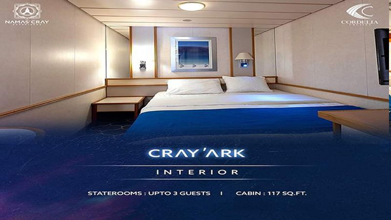 Cordelia is a floating palace in the ocean for addicts All the facilities of the celebrity The cruise was booked after seeing the pictures