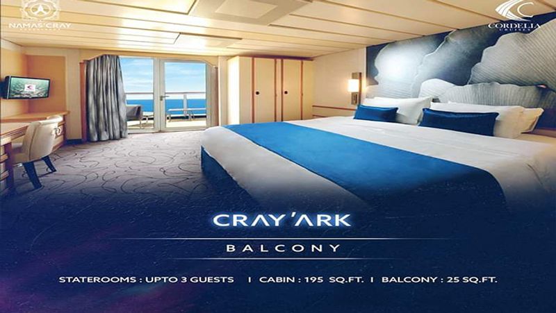 Cordelia is a floating palace in the ocean for addicts All the facilities of the celebrity The cruise was booked after seeing the pictures