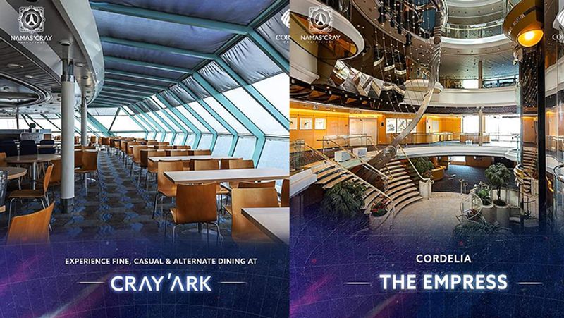 Cordelia is a floating palace in the ocean for addicts All the facilities of the celebrity The cruise was booked after seeing the pictures