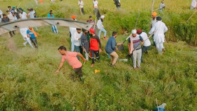 up lakhimpur khiri farmers protest ruckus in lakhimpur kheri 2 people died