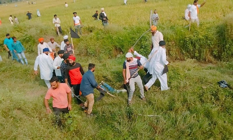 BJP Farmers clash .. UP police terror shooting .. 8 people died.
