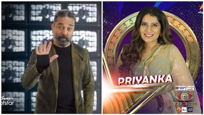 vijay tv anchor priyanka and veteran actor jeminiganeson grand son abinay enter in biggboss house vijay tv anchor priyanka and veteran actor jeminiganeson grand son abinay enter in biggboss house