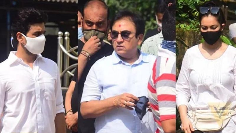 taarak mehta ka ooltah chashmah actor Nattu Kaka aka ghanshyam nayak last rite, celebs reached to pay him tribute