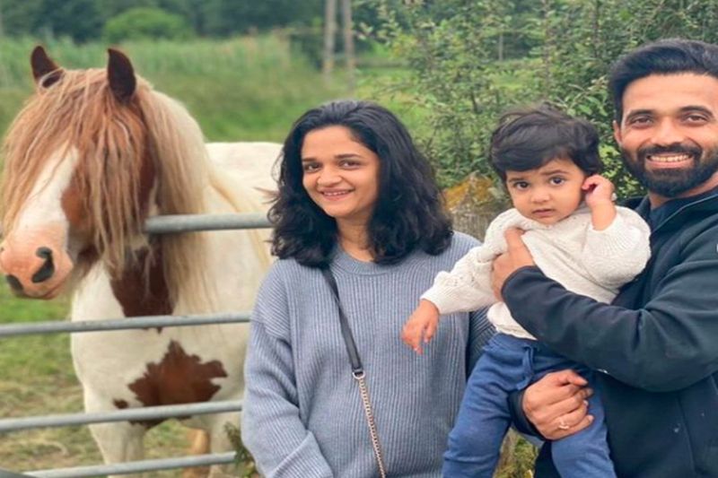 Ajinkya Rahane shared a video on daughter's birthday wishing her, see family photo