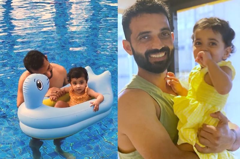 Ajinkya Rahane shared a video on daughter's birthday wishing her, see family photo