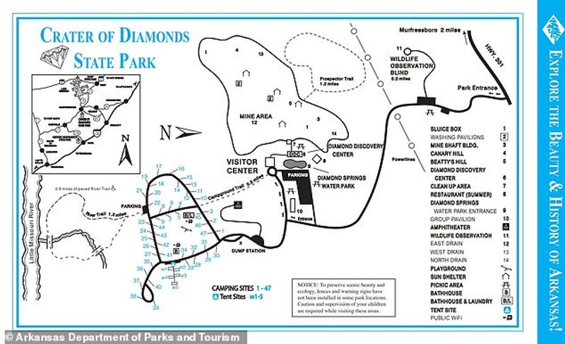 11 lakh yellow diamond found in half an hour search from Crater of Diamonds State Park