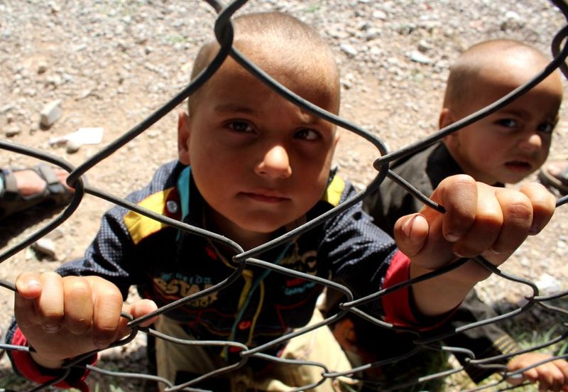 Afghan kids smuggled themselves into Pakistan by clinging to lorries