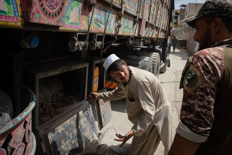 Afghan kids smuggled themselves into Pakistan by clinging to lorries