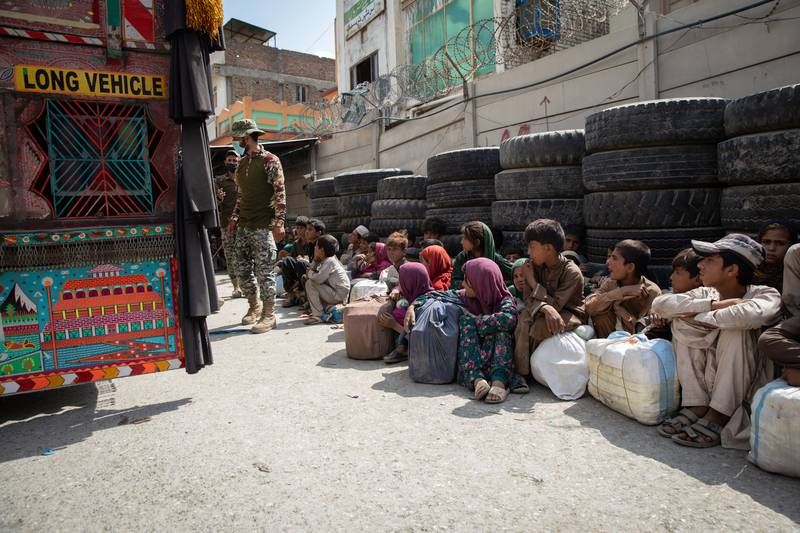 Afghan kids smuggled themselves into Pakistan by clinging to lorries