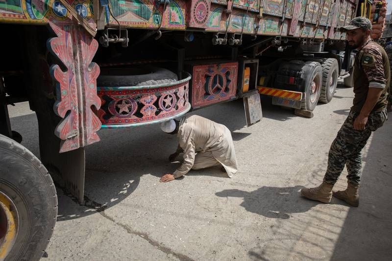 Afghan kids smuggled themselves into Pakistan by clinging to lorries