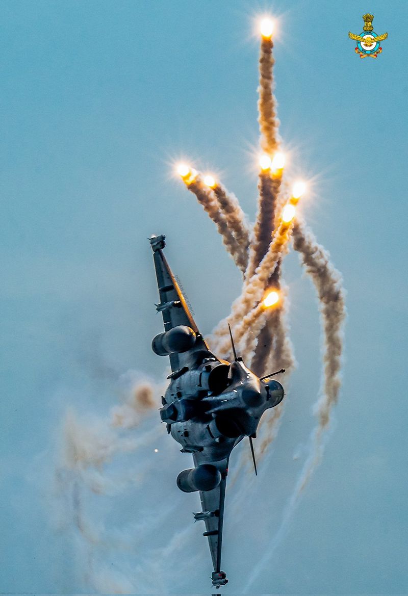 IAF released first time rafale fighter jet images