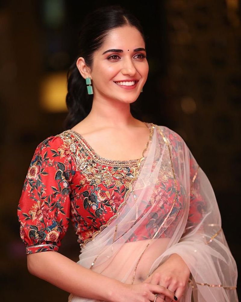 Ruhani Sharma transparent saree photos viral