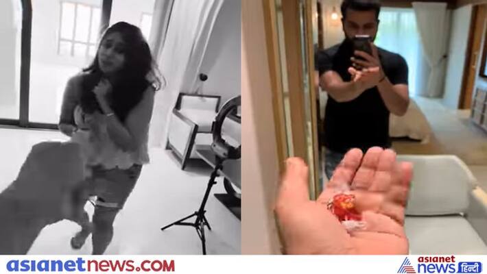 IPL 2021: Mumbai Indians skipper Rohit Sharma pranks wife Ritika - WATCH viral video IPL 2021: Mumbai Indians skipper Rohit Sharma pranks wife Ritika - WATCH viral video
