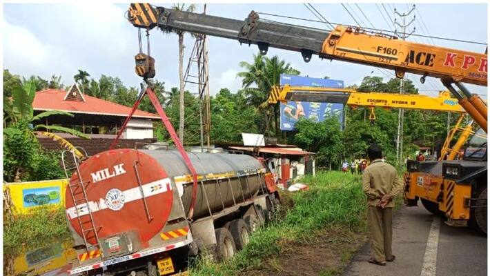 Tanker lorry accident Tanker lorry accident