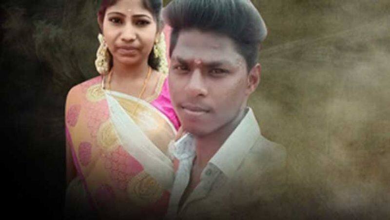 young woman brutal murder...husband escape in Tiruppur