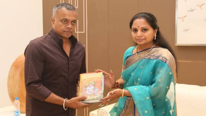a r rehman composed allipoola vennela song released by mlc kavitha and director gautam menon a r rehman composed allipoola vennela song released by mlc kavitha and director gautam menon