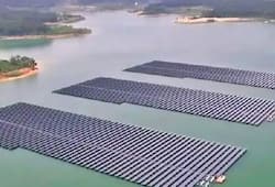 Madhya pradesh world largest floating solar plant being built on Narmada river in Khandwa