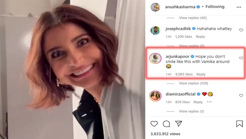 Arjun Kapoor concerned for Vamika after watching Anushka Sharma's smile, see what actress doing without Virat Kohli