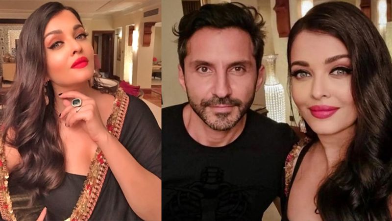 Aishwarya Rai in Dubai, actress look beautiful in black dress and open hairs