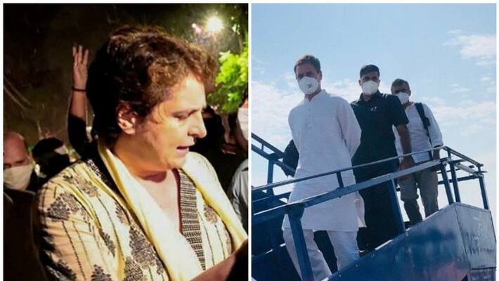 priyanka gandhi and rahul gandhi to visit farmers death site lakhimpur kheri priyanka gandhi and rahul gandhi to visit farmers death site lakhimpur kheri