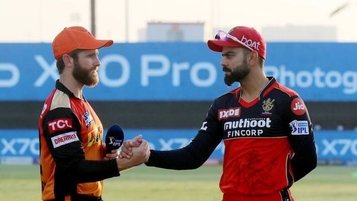 RCB captain Virat Kohli won the toss against srh and decided to field first in IPL 2021 at UAE spb RCB captain Virat Kohli won the toss against srh and decided to field first in IPL 2021 at UAE spb