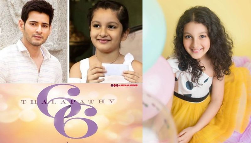 maheshbabu daughter sitara to be enter into big screen with vijay movie ?