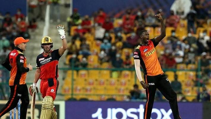 IPL 2021: Sunrisers Hyderabad beat Royal Challengers Banglore by 4 runs IPL 2021: Sunrisers Hyderabad beat Royal Challengers Banglore by 4 runs